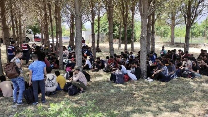 237 göçmenin yakalandığı operasyonda 3 tutuklama