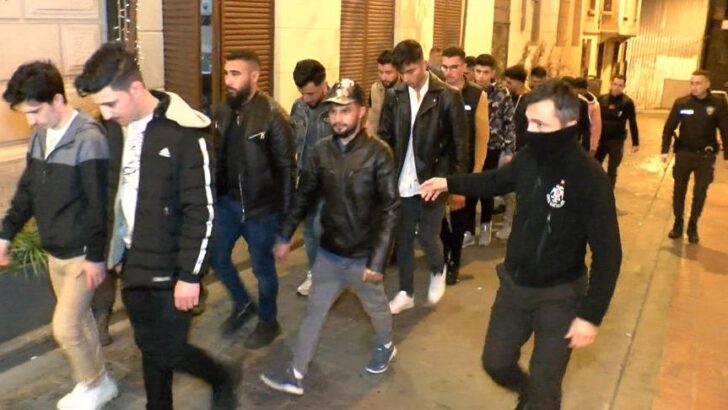 Beyoğlu’nda 120 kaçak göçmen yakalandı! Sınır dışı edilecekler