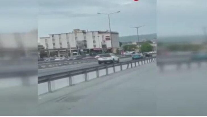 E-5’teki düğün konvoyunda terör estirdiler