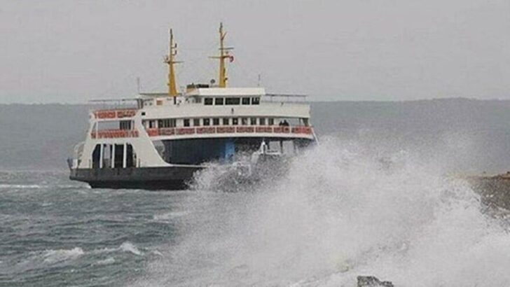 Feribot seferleri iptal edildi