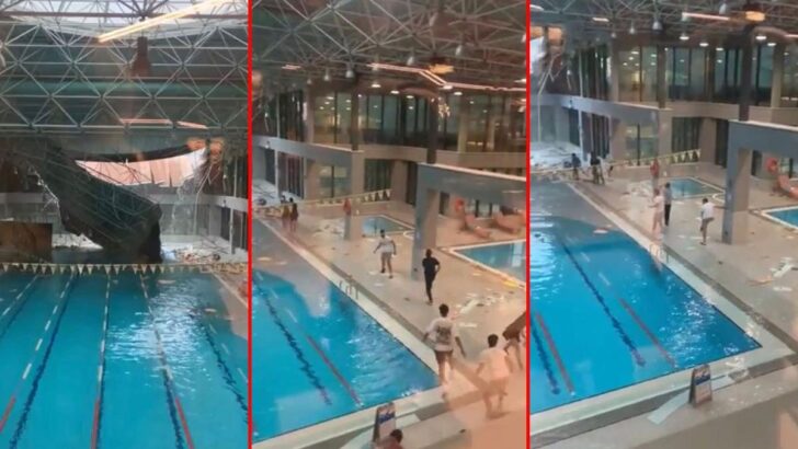 Beykoz’da spor salonunun çatısı çöktü