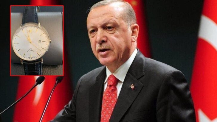 Erdoğan’dan parti yöneticilerine Cumhurbaşkanı forslu İsviçre malı saat
