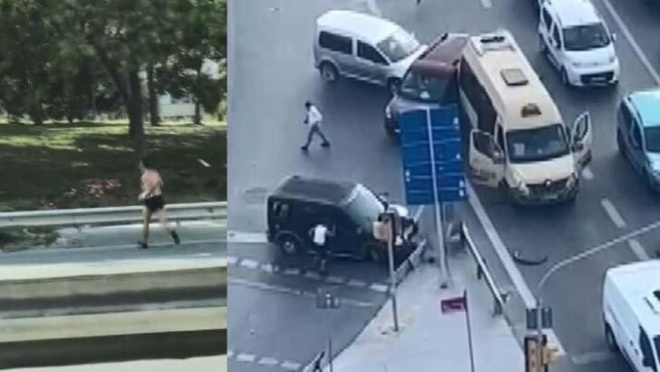 İstanbul’da silahlı kavga sonrası kaza; yarı çıplak halde kaçtı