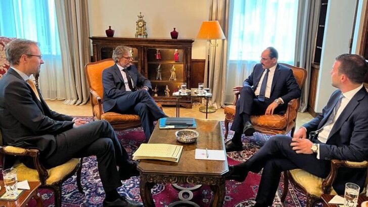 Sözcü İbrahim Kalın, Jens Plötner ile Helsinki’de görüştü