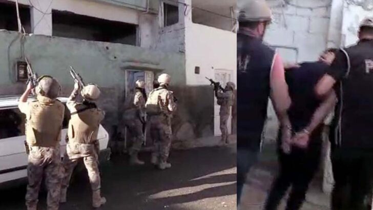 Gaziantep’te 2 PKK’lı silahlarıyla birlikte yakalandı