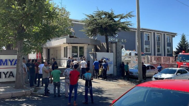 Gaziantep’te kimya fabrikasında patlama