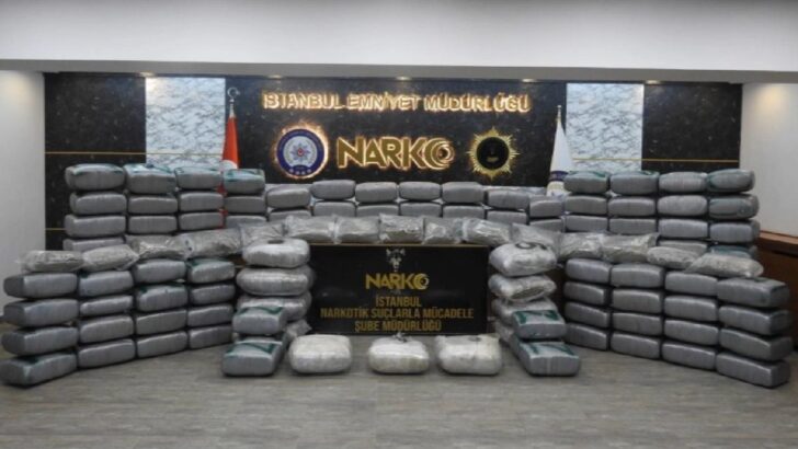 İstanbul’da yarım tondan fazla uyuşturucu yakalandı