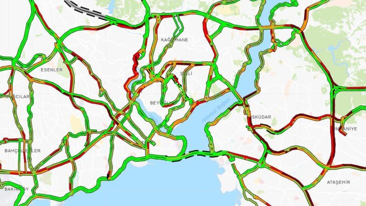 Okullar açıldı! İstanbul’da trafik durumu…