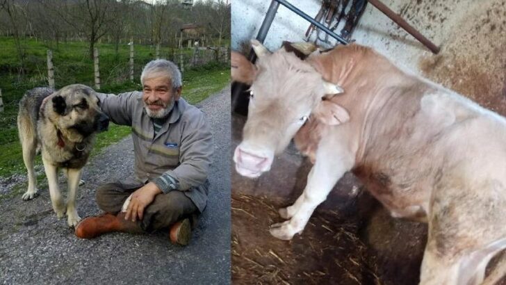 Ölen ineğine üzülüp kalp krizi geçirdi, kurtarılamadı