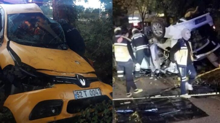 İki çiftin aynı şehirde geçirdiği trafik kazasında acı tesadüf