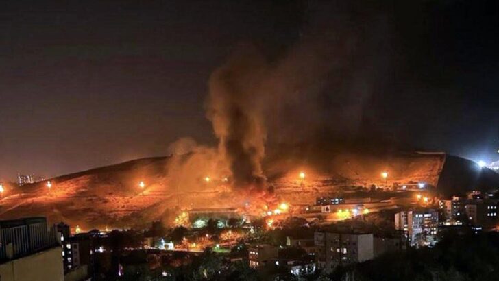 İran’da hapishanede yangın! Silah sesleri yükseldi