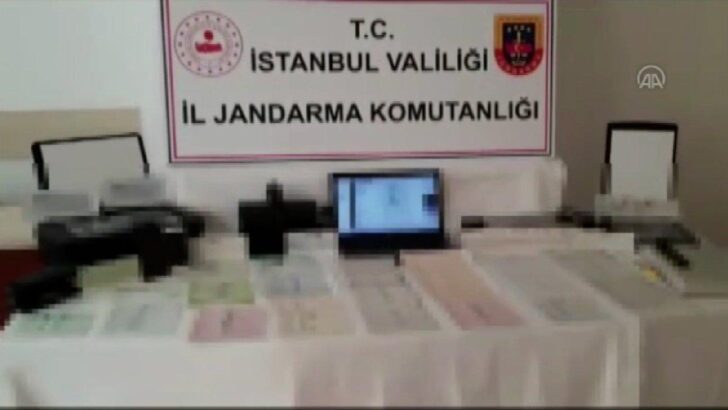 İstanbul’da operasyon: 1170 sahte çek ele geçirildi