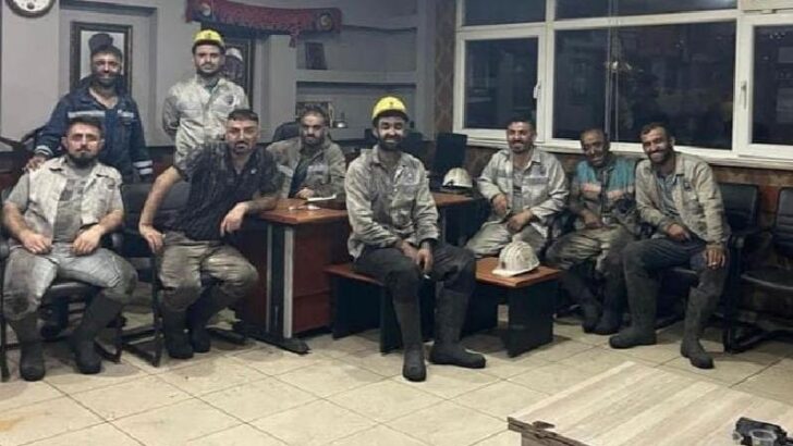 Madenci 8 arkadaşıyla fotoğrafını paylaştı: ‘Geriye bir ben kaldım’