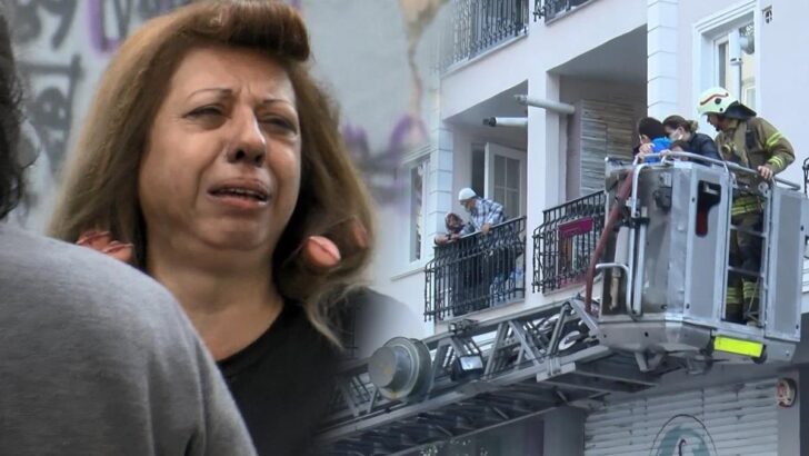Şişli’de can pazarı, 4 katlı binayı alevler sardı