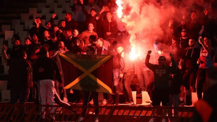 Trabzonspor taraftarlarına Sırbistan’da gözaltı