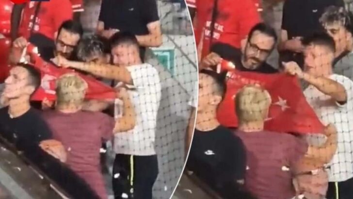 Türk bayrağının yakılmasına UEFA’dan şaka gibi ceza!