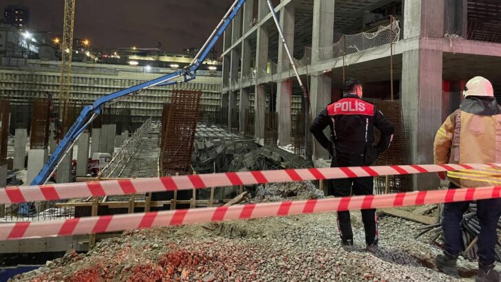 Avcılar’da inşaatta çökme: Göçük altında kalan işçiler kurtarıldı