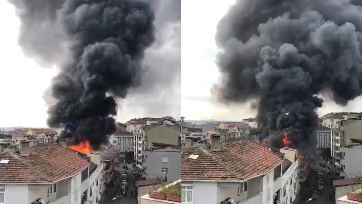 İstanbul’da korkutan yangın