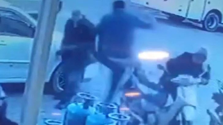 Kardeşini bacağından vuranı ‘uçan tekme’ ile durdurdu