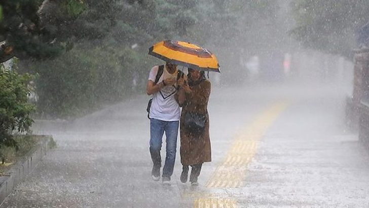 Meteoroloji’den sağanak uyarısı… Yer yer kuvvetlenecek
