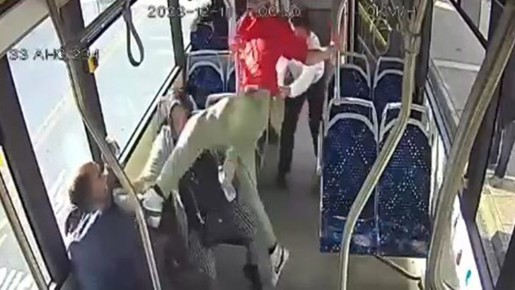 Okul müdürü ve oğlu, yaşlı çifti darbetti