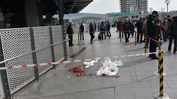 Aktarma merkezi önünde silahlı saldırı