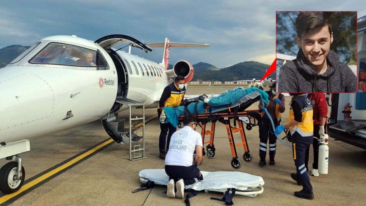 Ambulans uçakla sevk edilmişti, 23 gün sonra acı haber