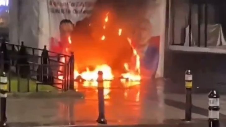 Zafer Partisi’nin çadırının yakılmasıyla ilgili 1 kişi gözaltına alındı