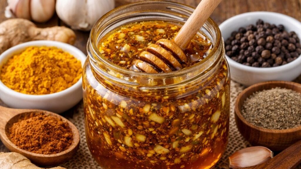 5 baharatlı öksürük reçetesi: Sadece balla karıştırın…