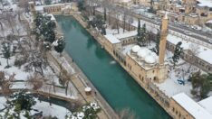 Balıklıgöl ve tarihi miras kar altında: Şanlıurfa beyaza büründü