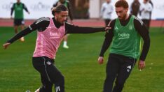 Beşiktaş, günü çift idmanla tamamladı