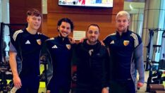 Kayserispor’un yeni transferleri kampa katıldı