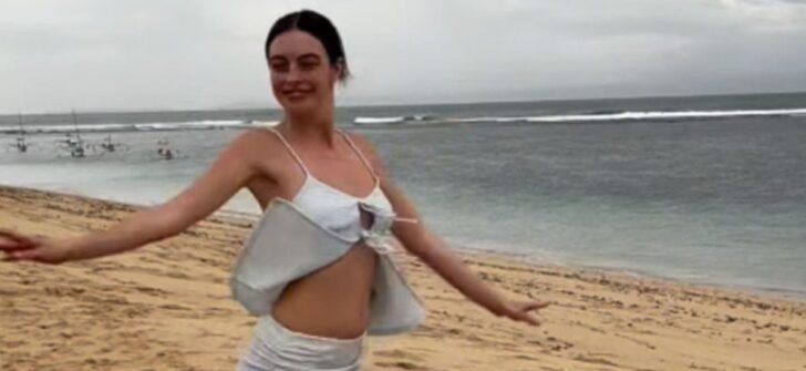 Oyuncu Melis Sezen, Bali’de hünerlerini sergiledi