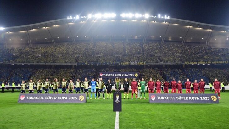 Süper Kupa finalini 58 bin 397 seyirci takip etti